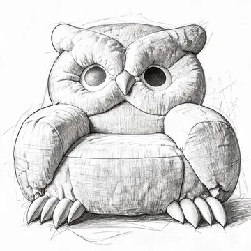 Owl Chair sketch